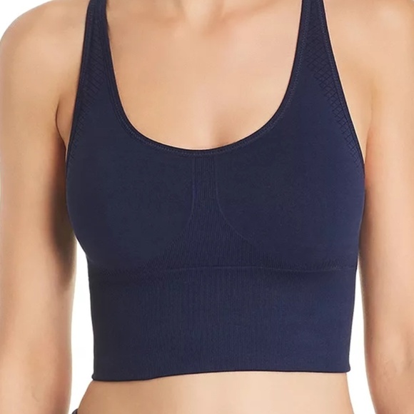 Tory Sport Tory Burch Racerback Longline Sports Bra Black w/ optional Pads XS - Picture 4 of 10